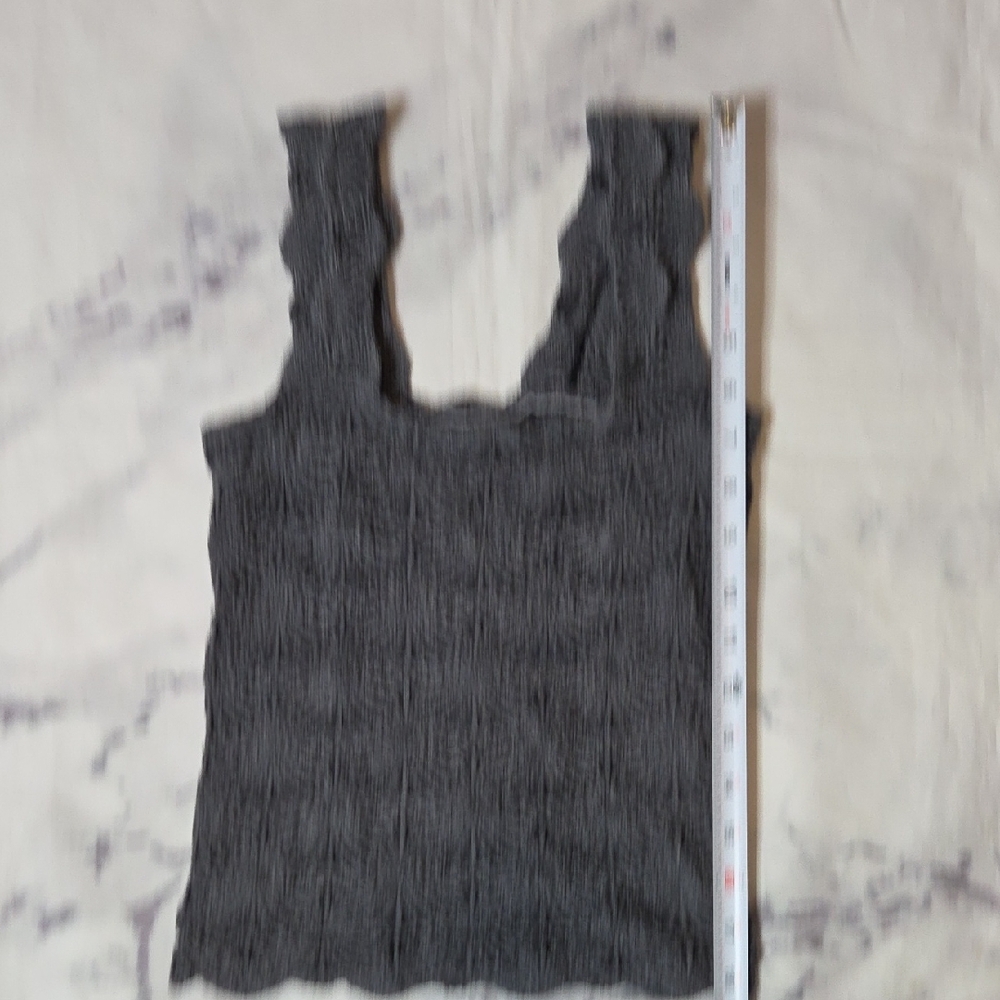Intimately By Free People Love Letter Textured Gray Cami - Picture 3 of 4